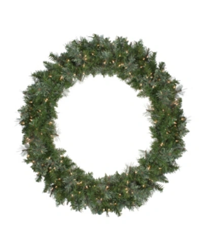 Shop Northlight 48" Pre-lit Mixed Cashmere Pine Artificial Christmas Wreath In Green