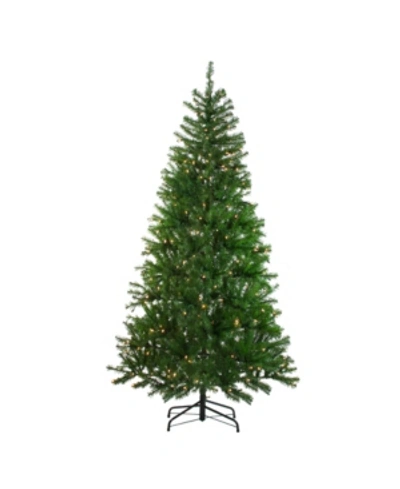 Shop Northlight 7' Pre-lit Vail Spruce Medium Artificial Christmas Tree In Green