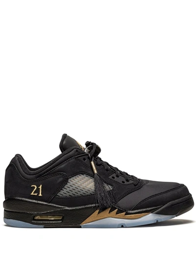 Shop Jordan Air  5 Low "class Of 2021" Sneakers In Black