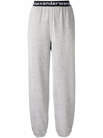 Shop Alexander Wang T Straight-leg Trousers In Grey