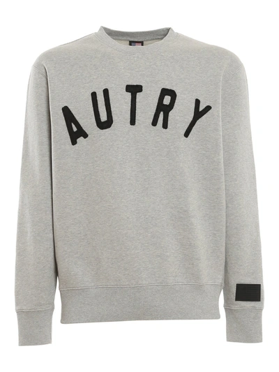 Shop Autry Sweatshirt Goldclub In Grey