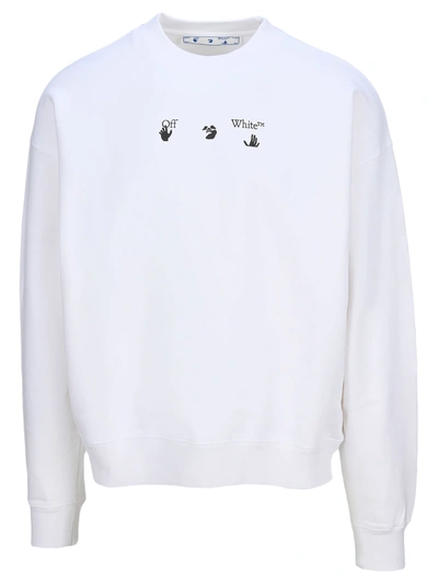 Shop Off-white Off White Arrows Logo Sweatshirt