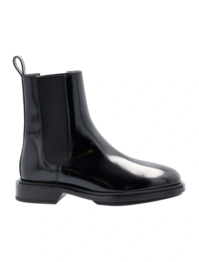 Shop Apc A.p.c. Charlie Chelsea Boot In Black