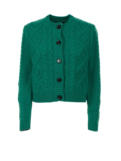 Shop Max Mara Virgin Wool Cardigan