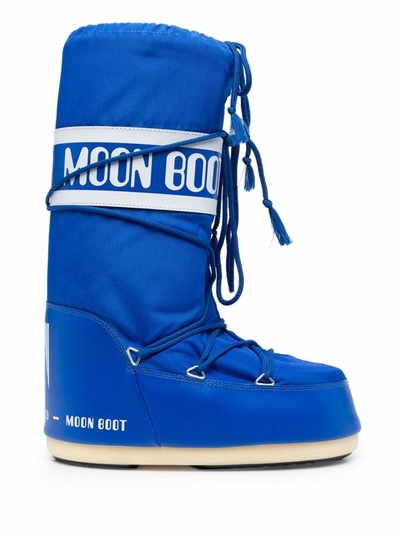 Moon Boot Classic Icon Boot In Blue
