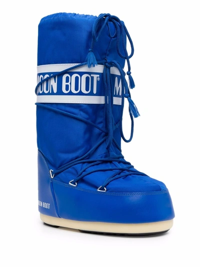 Moon Boot Classic Icon Boot In Blue