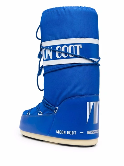 Moon Boot Classic Icon Boot In Blue