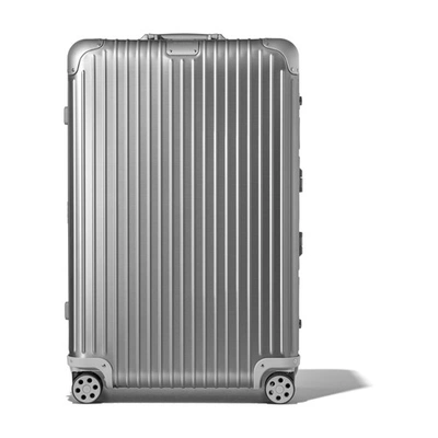 Shop Rimowa Original Check-in L Luggage In Silver