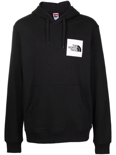 Shop The North Face Logo-print Drawstring Hoodie In Black