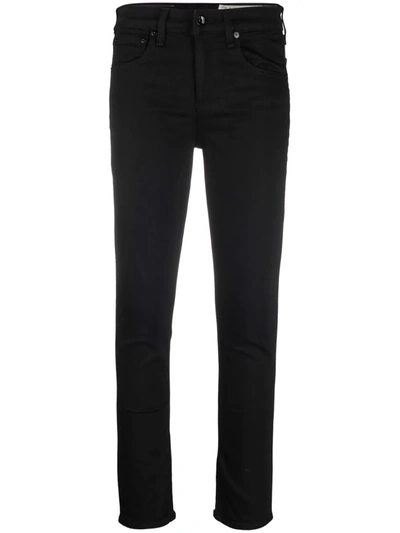 Shop Rag & Bone Skinny-cut Denim Jeans In Black