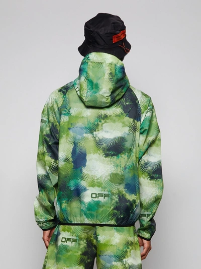 Shop Off-white Active Packable Jacket Green