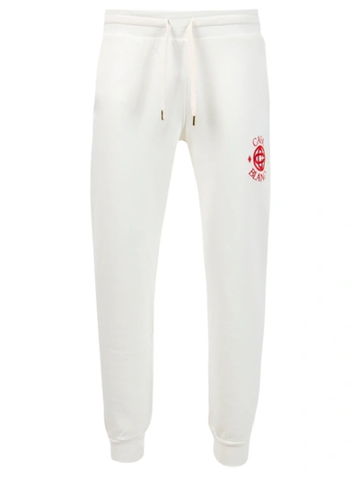 Shop Casablanca Embroidered Sweatpant In White