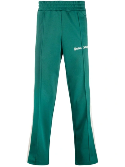 Shop Palm Angels Classic Track Pant Forest Green