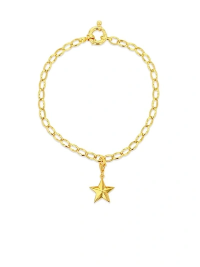 Shop True Rocks Star Chunky Chain Bracelet In Gold