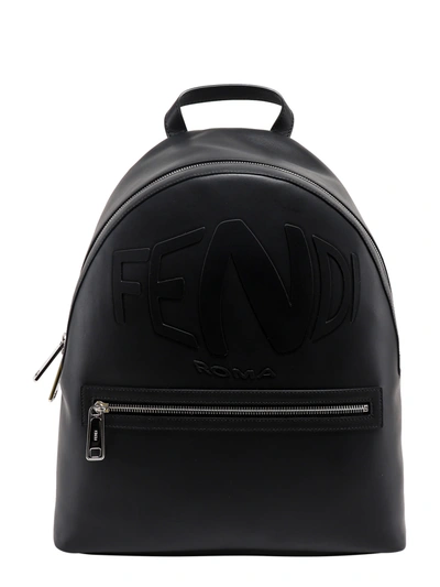 Shop Fendi Backpack In Black