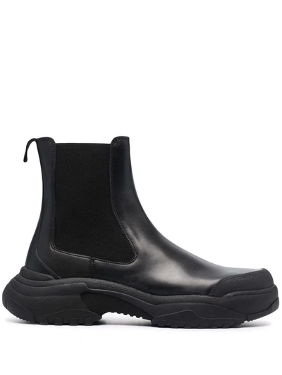 Shop Gmbh Chunky-sole Chelsea Boots In Black