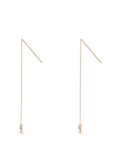 Shop Saint Laurent Earrings In Pink