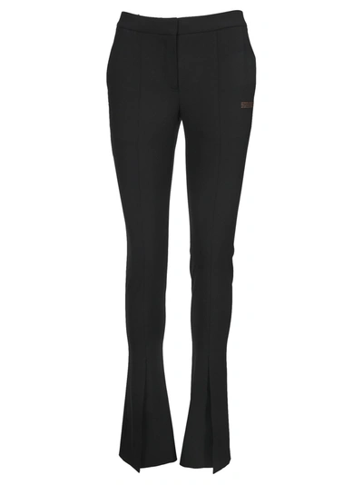 Shop Off-white Off White Tailored Split Pants In Black
