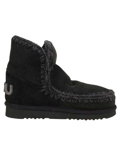 Mou Womens Black Suede Ankle Boots | ModeSens