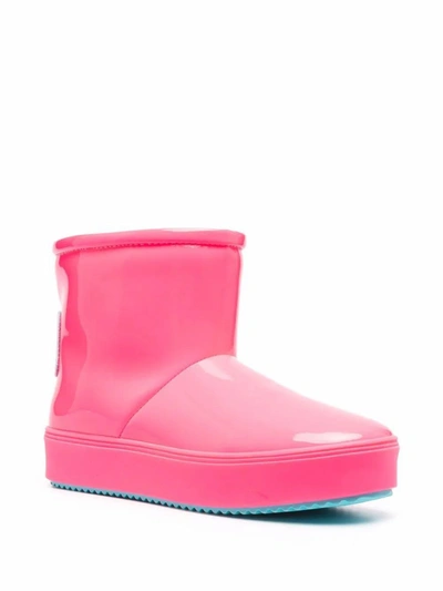 Shop Chiara Ferragni Women's Fuchsia Polyurethane Ankle Boots