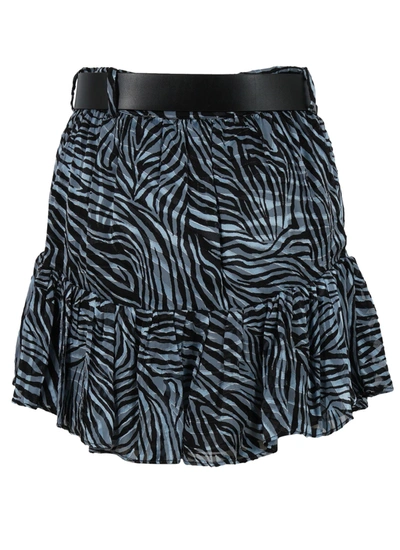 Shop Michael Kors Women's Black Silk Skirt