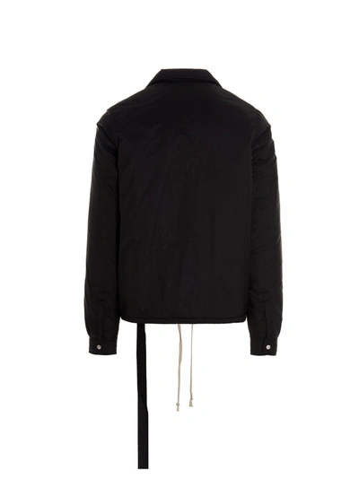 Shop Rick Owens Drkshdw Drkshdw By Rick Owens Men's Black Polyester Outerwear Jacket