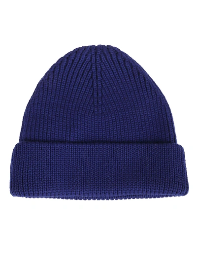 Shop Off-white Men's Blue Wool Hat