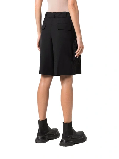 Shop Prada Women's Black Polyamide Shorts