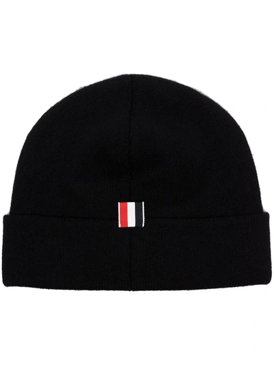 Shop Thom Browne Men's Black Wool Hat