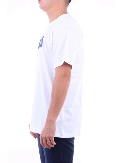 Shop Fila Men's White Cotton T-shirt