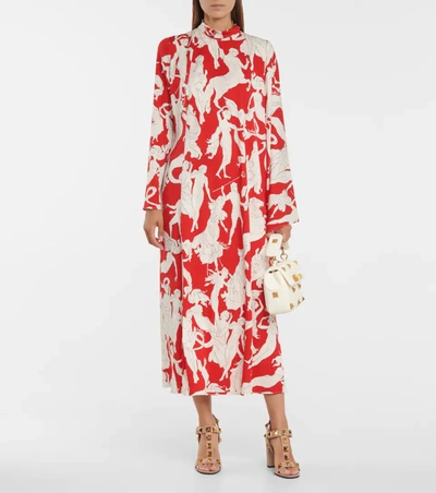 Valentino Garavani Roman Stud 90mm Leather Sandals In Pink