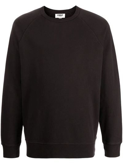 Shop Ymc You Must Create Crew Neck Knitted Jumper In Black