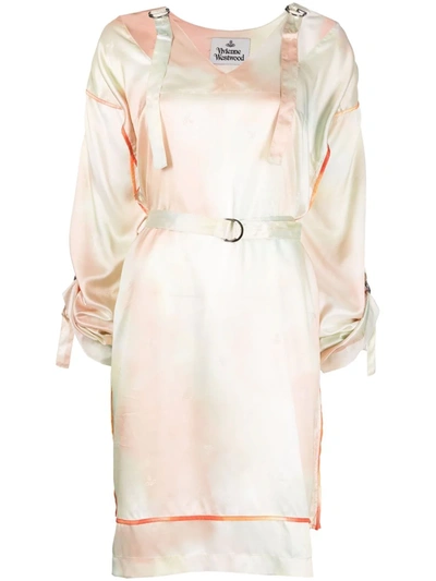 Shop Vivienne Westwood Scylla Mini Dress In Neutrals