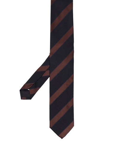 条纹斜纹布领带