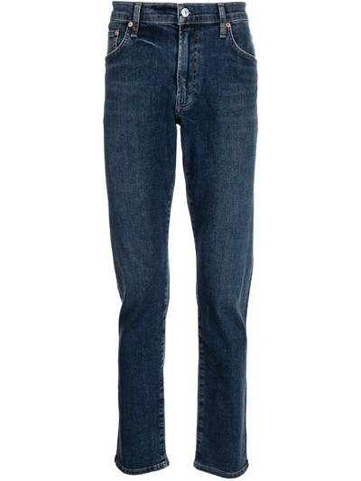 Shop Citizens Of Humanity Joaquin Mid-rise Straight-leg Jeans In Blau