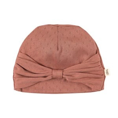 Shop Buddy & Hope Desert Haze Pointelle Baby Hat In Pink