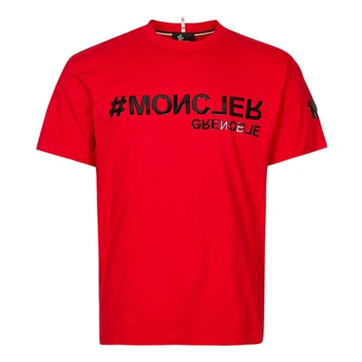 Shop Moncler Grenoble T-shirt In Red