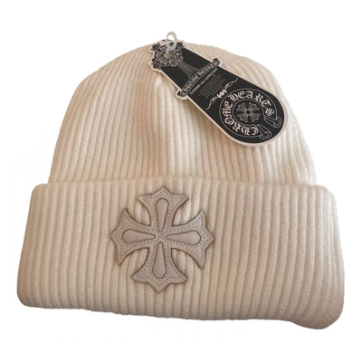 white chrome hearts beanie