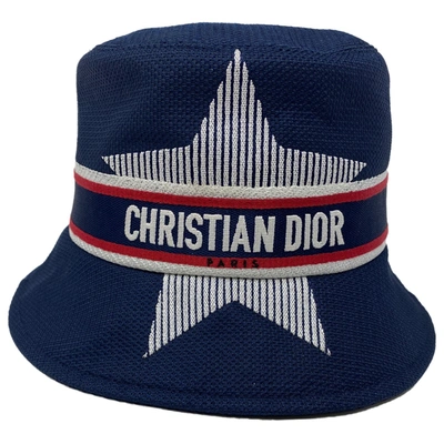 Pre-owned Dior Hat In Blue