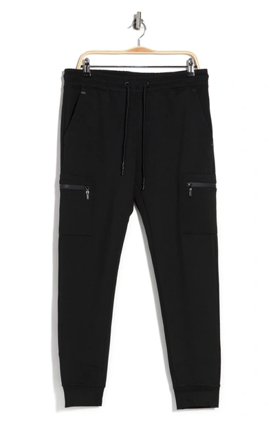 Tahari Tech Cargo Joggers In Black ModeSens