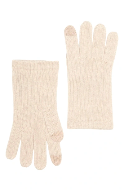 Shop Phenix Cashmere Knit Gloves In 283oat