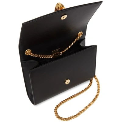 Shop Saint Laurent Black Small Kate Tassel Bag In 1000 Black