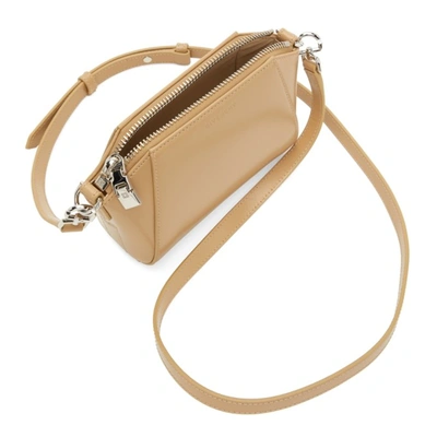 Shop Givenchy Beige Nano Antigona Bag In 277 Beige Cappuccino