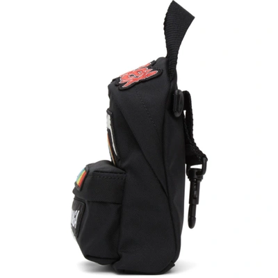 Shop Balenciaga Black Mini Gamer Patch Backpack In 1000 Black