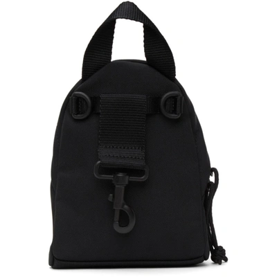 Shop Balenciaga Black Mini Gamer Patch Backpack In 1000 Black