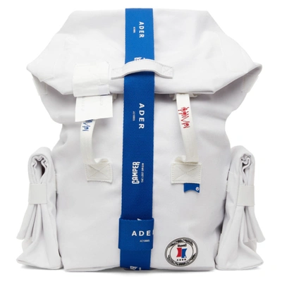 Shop Ader Error White Camper Edition Small Logo Duffle Bag