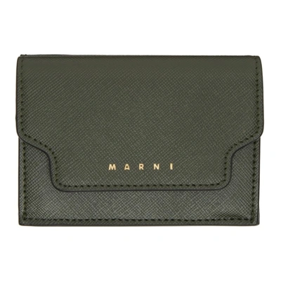 Marni Saffiano Leather bi-fold Wallet - Farfetch