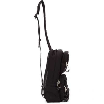 Shop Kenzo Black Single Shoulder Backpack