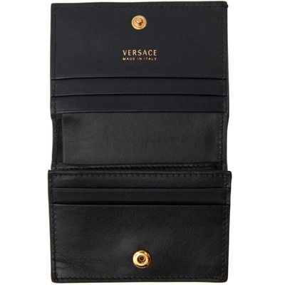 Shop Versace Black Vitrus Wallet In Kv041