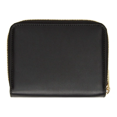 Shop Apc Black Emmanuelle Compact Wallet In Lzz Black